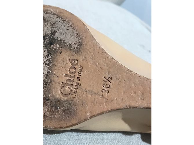 Chloé CHLOE Absätze T.EU 36.5 Leder Beige - Ansicht 5