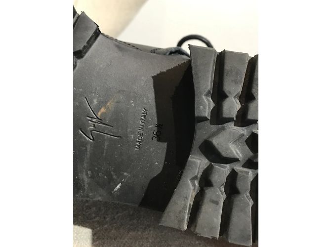 Botines GIUSEPPE ZANOTTI T.EU 36.5 Cuero Negro - vista 5