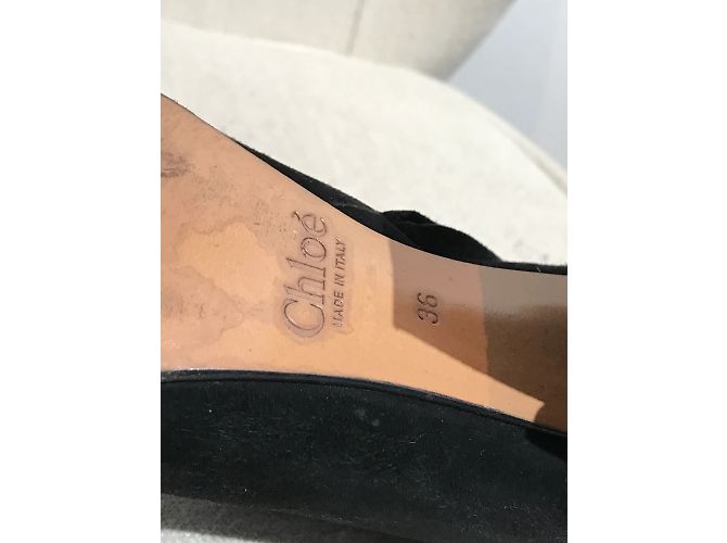 Chloé Botines CHLOE T.EU 36 de ante Negro - vista 5