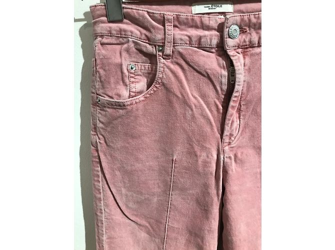 ISABEL MARANT ETOILE Jeans T.FR 36 Algodón Rosa - vista 2
