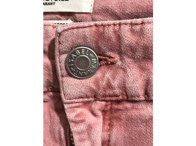 ISABEL MARANT ETOILE Jeans T.FR 36 Algodón Rosa - vista 3