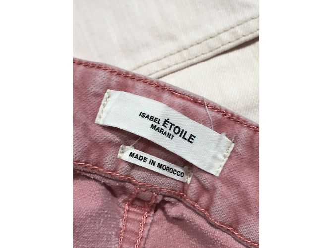 ISABEL MARANT ETOILE Jeans T.FR 36 Algodón Rosa - vista 6
