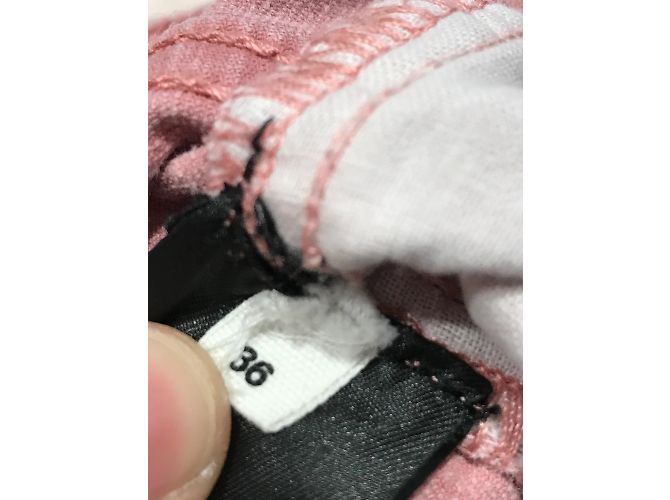 ISABEL MARANT ETOILE Jeans T.FR 36 Algodón Rosa - vista 7
