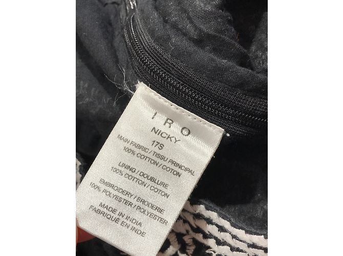 IRO Shorts T.Internacional S Algodón Negro - vista 5