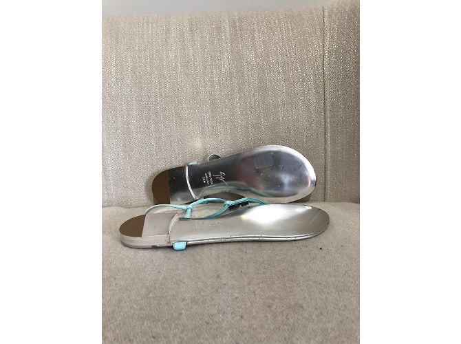 Sandali GIUSEPPE ZANOTTI T.EU 38.5 Pelle Blu - vista 4