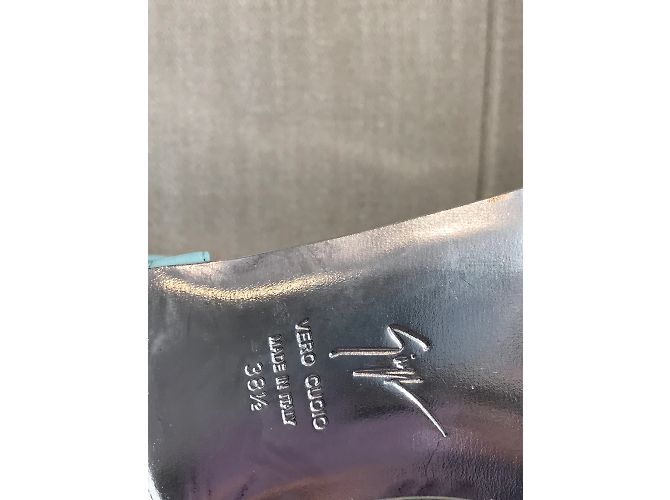 Sandali GIUSEPPE ZANOTTI T.EU 38.5 Pelle Blu - vista 5