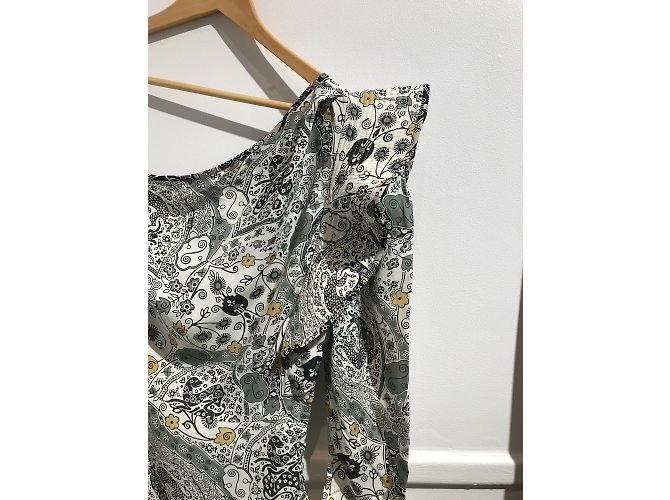 ISABEL MARANT ETOILE Tops T.Internacional S Viscosa Verde - vista 2