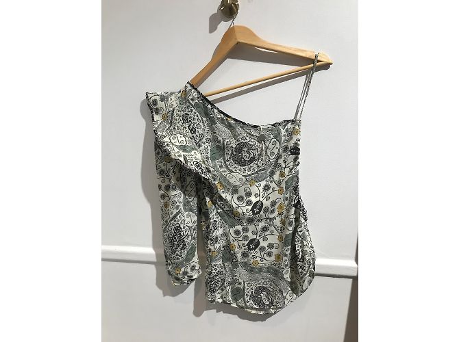 ISABEL MARANT ETOILE Tops T.Internacional S Viscosa Verde - vista 3