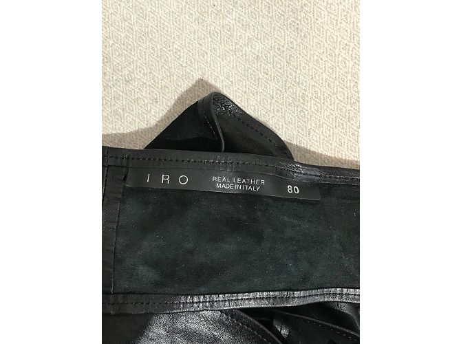 IRO Gürtel T.cm 80 aus Leder Schwarz - Ansicht 4