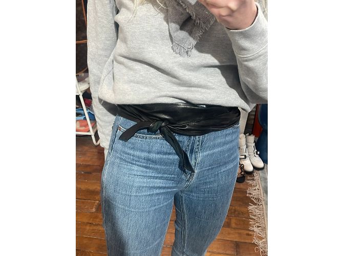 IRO Gürtel T.cm 80 aus Leder Schwarz - Ansicht 5
