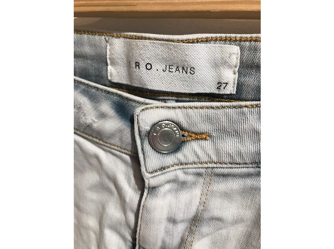 IRO Shorts T.International S Algodón Gris - vista 3