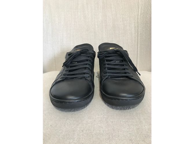 Sneakers SAINT LAURENT T.EU 44 Pelle Nero - vista 2