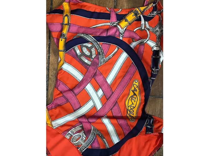 Hermès HERMES Bademode T.International L Synthetic Rot - Ansicht 3
