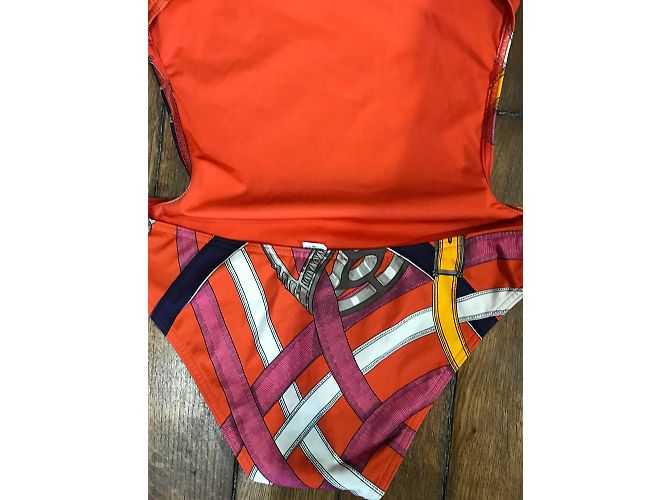 Hermès HERMES Bademode T.International L Synthetic Rot - Ansicht 5
