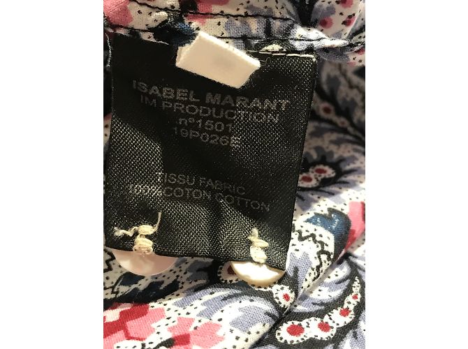 ISABEL MARANT ETOILE Tops T.Internacional M Algodón Azul - vista 6