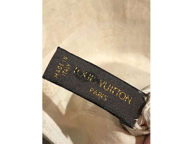 Sciarpe LOUIS VUITTON T. Lino Beige - vista 5