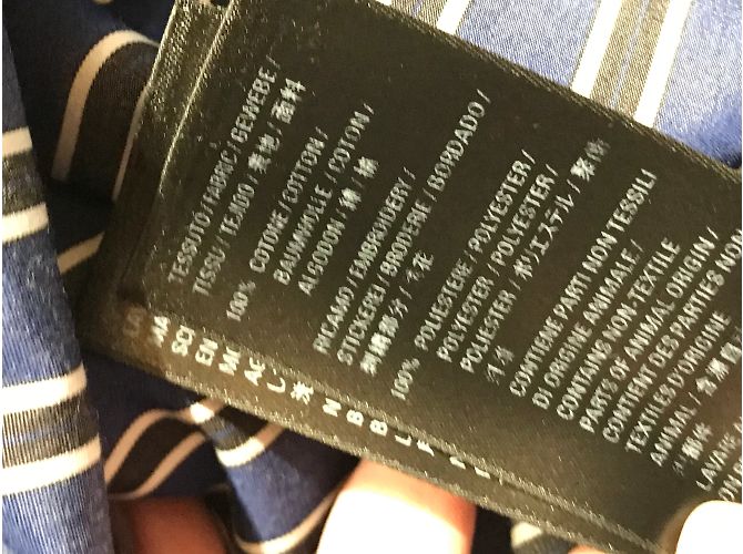BALENCIAGA Monos T.Internacional XS Algodón Azul - vista 10