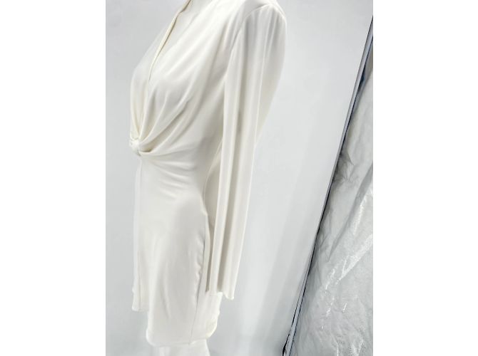 Halston Heritage Halston Kleider T.0-5 4 Polyester Weiß - Ansicht 4