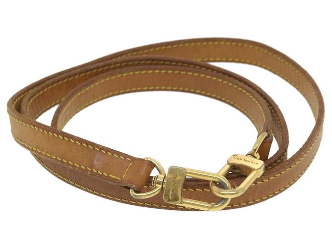 LOUIS VUITTON Schulterriemen Leder 47.2"" Beige LV Auth 38620 - Ansicht 2