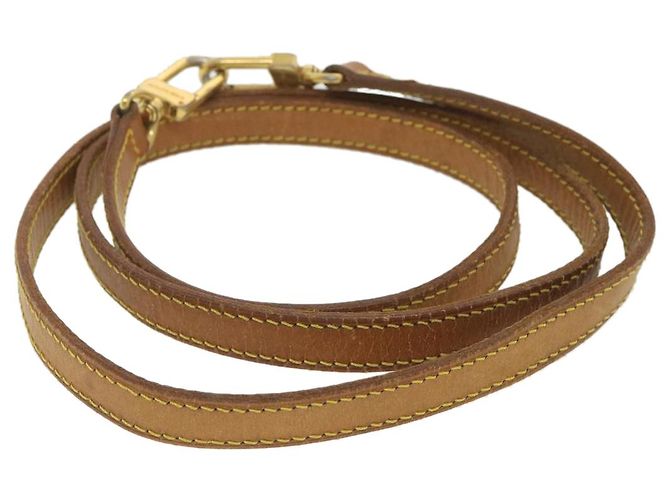 LOUIS VUITTON Schulterriemen Leder 47.2"" Beige LV Auth 38620 - Ansicht 3