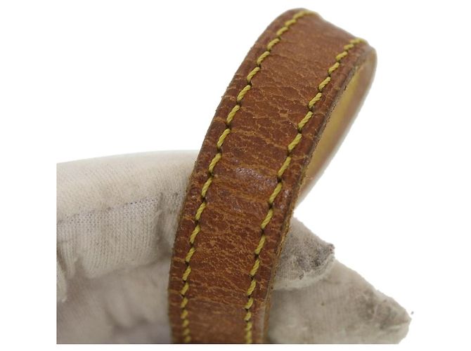LOUIS VUITTON Schulterriemen Leder 47.2"" Beige LV Auth 38620 - Ansicht 4