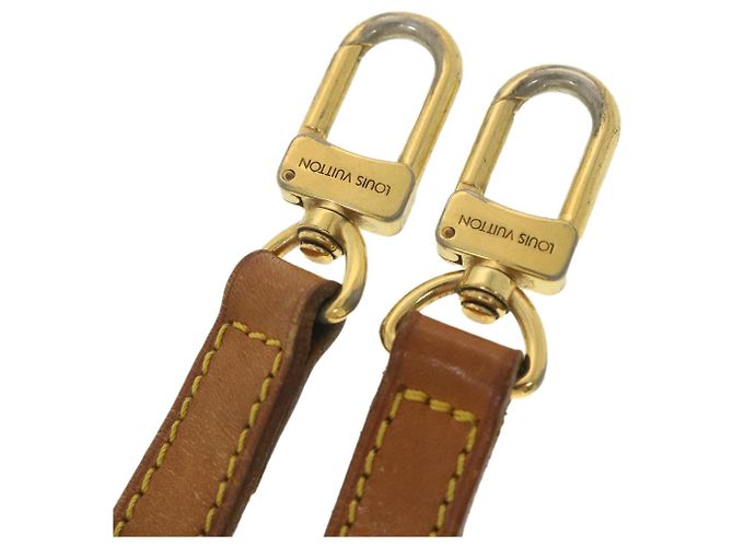 LOUIS VUITTON Schulterriemen Leder 47.2"" Beige LV Auth 38620 - Ansicht 5