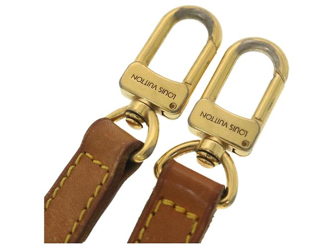 LOUIS VUITTON Schulterriemen Leder 47.2"" Beige LV Auth 38620 - Ansicht 6