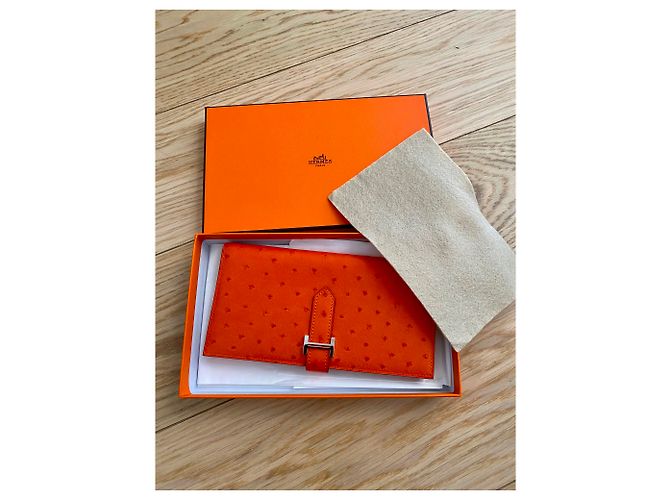 Hermès Bearn Wallet Orange - view 2