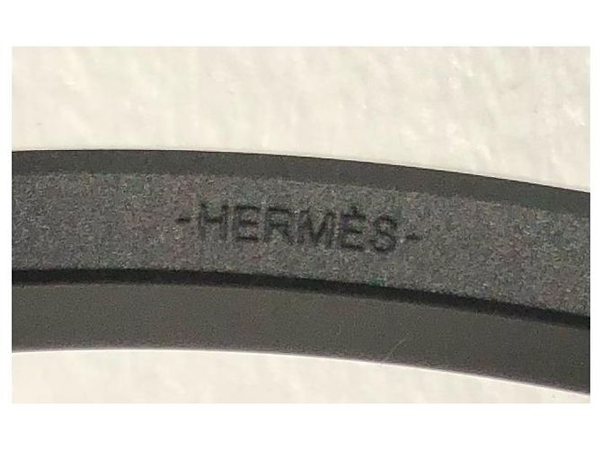Hermès Schwarzer PVD Gürtelschnalle 3.2 cm - Ansicht 3