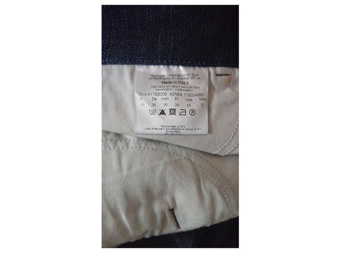 Jeans Versus Versace Blu Scuro Cotone - vista 5
