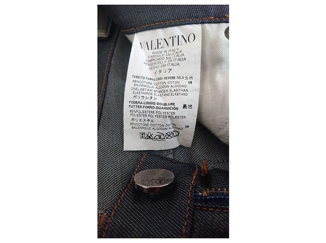 Vaqueros Red Valentino gris oscuro efecto lienzo revestido Gris antracita - vista 5