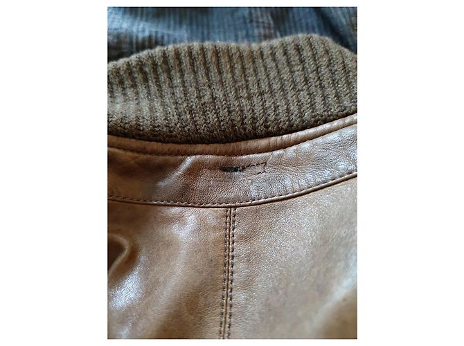 Autre Marque Chevignon Legend Lederjacke Braun - Ansicht 10