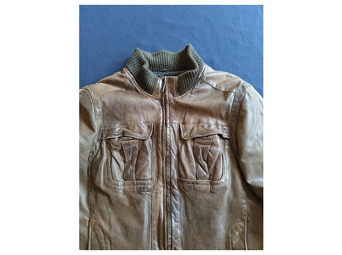 Autre Marque Chevignon Legend Lederjacke Braun - Ansicht 3