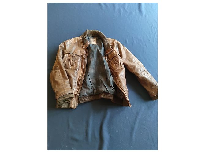 Autre Marque Chevignon Legend Lederjacke Braun - Ansicht 4