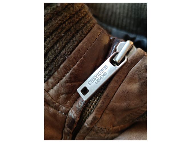 Autre Marque Chevignon Legend Lederjacke Braun - Ansicht 9