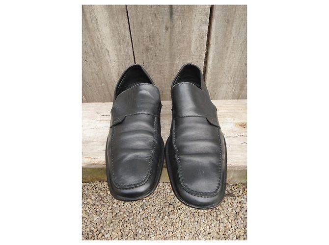 Mocassini Gucci in pelle nera 45 fr 44 it Nero - vista 6