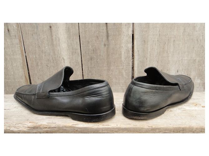 Mocassini Gucci in pelle nera 45 fr 44 it Nero - vista 7