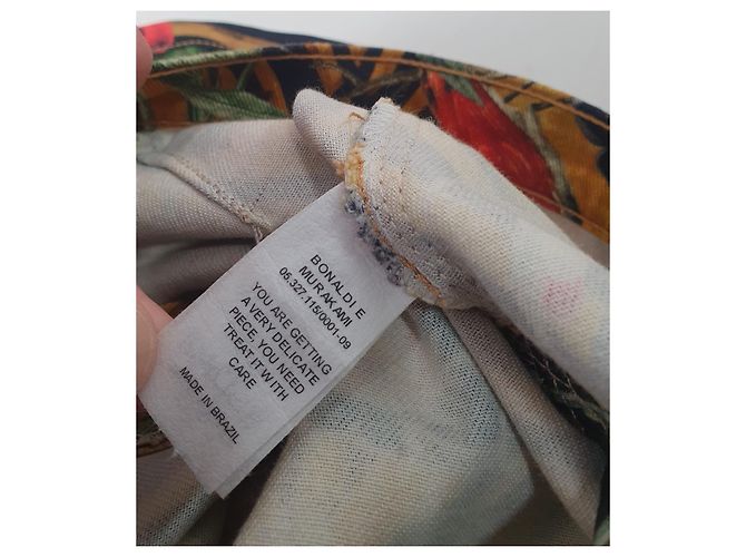 Autre Marque Falda vaquera con volantes PatBO Moana Multicolor - vista 5
