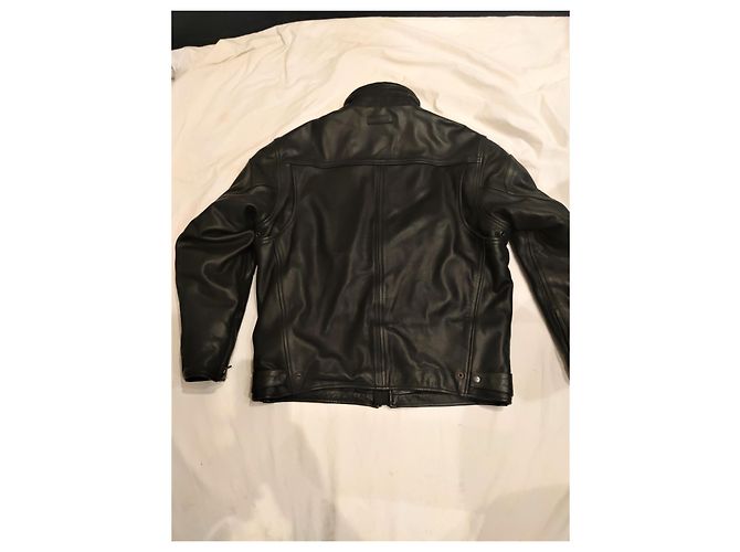 Autre Marque Giacca da Moto SOBIRAC in Pelle Nera XL Nero - vista 2
