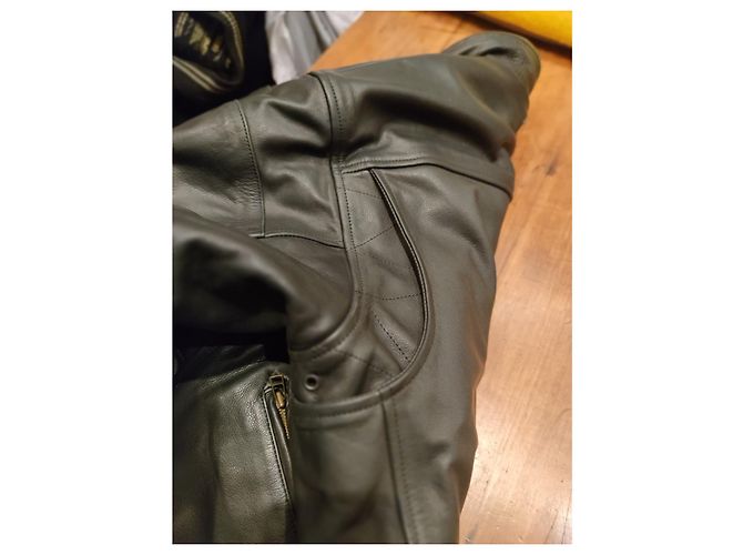 Autre Marque Giacca da Moto SOBIRAC in Pelle Nera XL Nero - vista 5