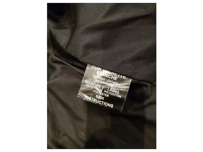 Autre Marque Giacca da Moto SOBIRAC in Pelle Nera XL Nero - vista 9