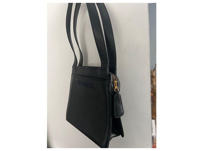 Chanel 1997 Trapezoid cabas Black - view 5