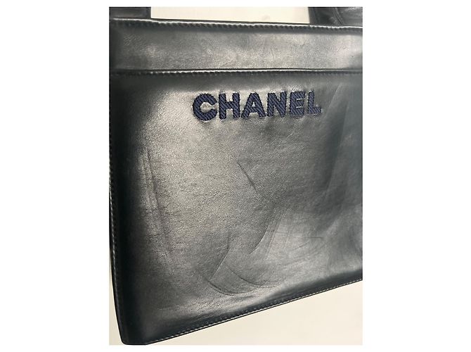Chanel 1997 Trapezoid cabas Black - view 6