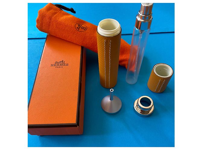 Custodia per vaporizzatore in pelle Hermès Swift gialla Giallo - vista 4