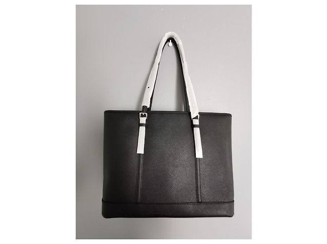 Borsa shopping Michael Kors XL GM in pelle nera Nero - vista 11