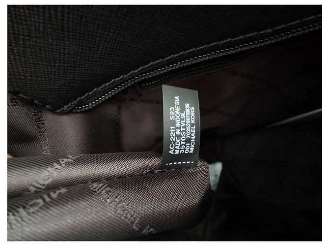 Borsa shopping Michael Kors XL GM in pelle nera Nero - vista 15