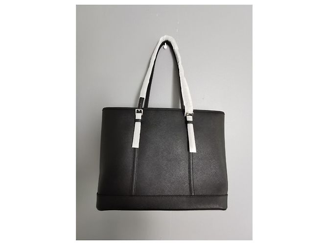 Borsa shopping Michael Kors XL GM in pelle nera Nero - vista 16