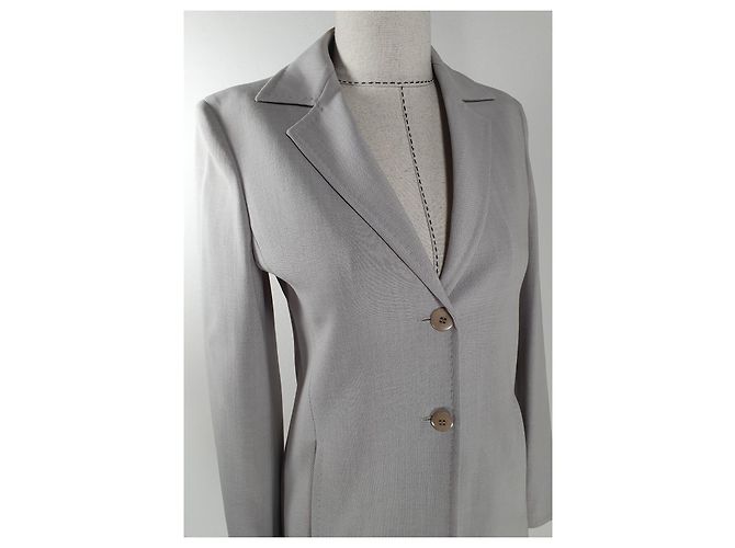 Max Mara Grey Wool Jacket - view 3