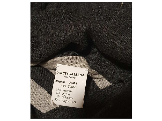 Suéter de lana gris Dolce & Gabbana - vista 5