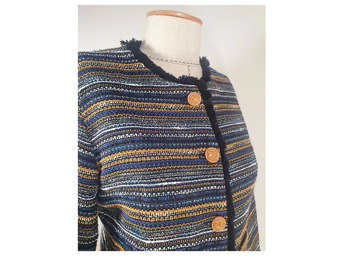 Trussardi Jeans Tweed Blazer Mehrfarben - Ansicht 2